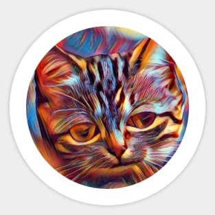 Agile mycat, revolution for cats Sticker